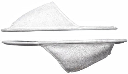 Hotel- & Spa-Slipper aus Frottee, offen, weiß, EVA-Sohle, Länge 29 cm